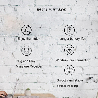 Беспроводная оптическая мышь Logitech M330 с функцией отключения звука и приемником Micro USB