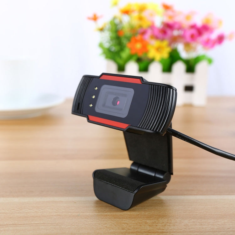 Веб-камера A870C3 480P, USB-разъем, компьютерная веб-камера с микрофоном для поглощения звука и 3 светодиодами, длина кабеля: 1,4 м