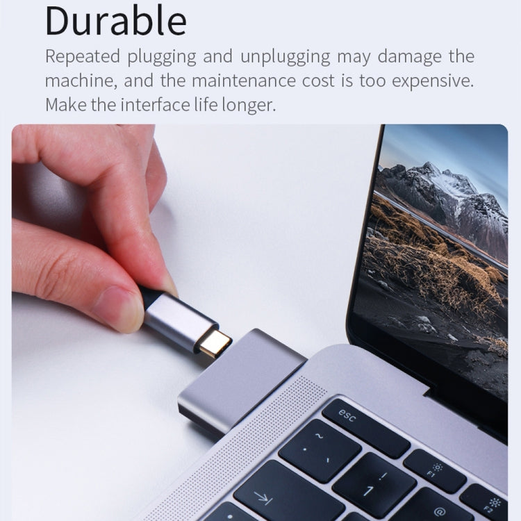 Адаптер 2 x USB (женский) на 2 x USB-C / Type-C (мужской)