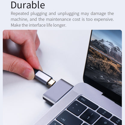 Адаптер 2 x USB (женский) на 2 x USB-C / Type-C (мужской)