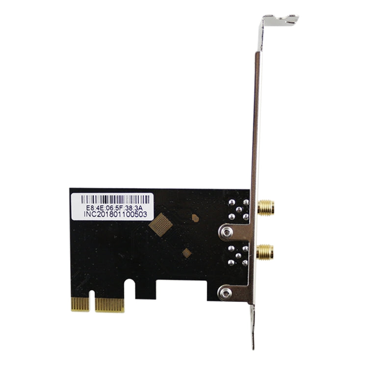 Сетевая карта EDUP EP-9607 с двухдиапазонным беспроводным адаптером PCI-E Express 1200 Мбит/с и двумя антеннами 6 дБи