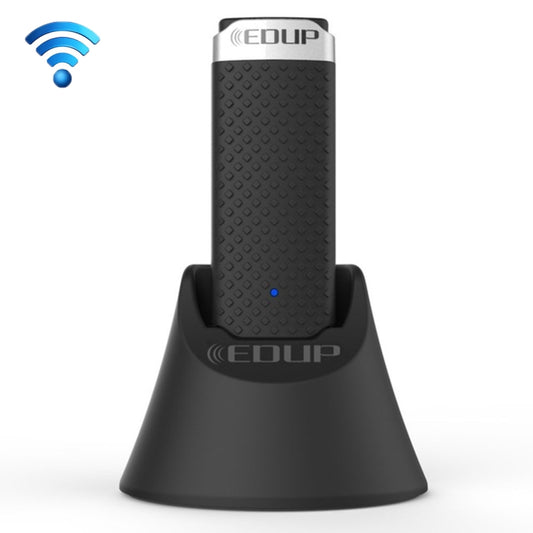 Адаптер-приемник Ethernet EDUP EP-AC1609 1200 Мбит/с с высокоскоростным USB 3.0 WiFi и кабелем-удлинителем 1 м и базой