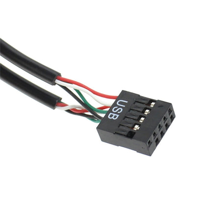 9-контактный USB-разъем «папа» 1 на 4 «мама» удлинительный кабель