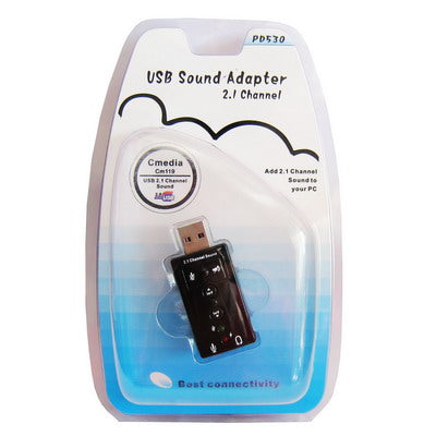 2.1-канальный USB-звуковой адаптер