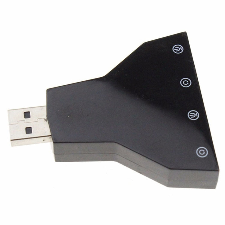 2.1-канальный USB-звуковой адаптер (два USB-микрофона, две USB-гарнитуры)
