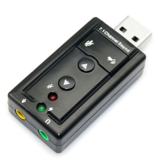 Внешний USB 2.0 7.1-канальный 3D Virtual Audio звуковой адаптер