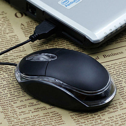 Оптическая USB-мышь с колесом прокрутки и цветной подсветкой, 1000 точек на дюйм