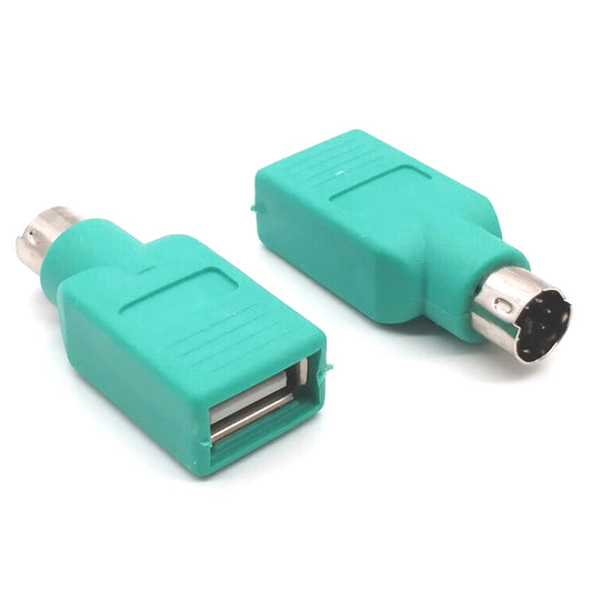 10 шт. переходников USB-гнездо - PS-штекер