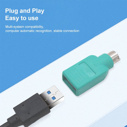 10 шт. переходников USB-гнездо - PS-штекер