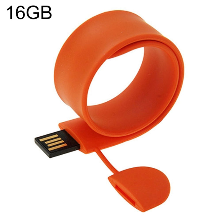 USB-флешка-браслет из силикона с памятью 16 ГБ