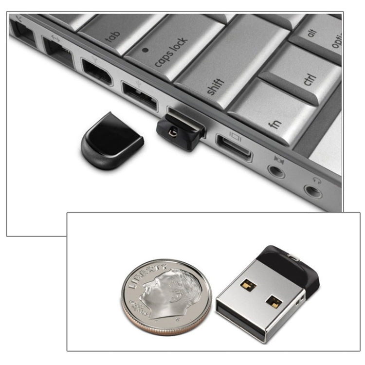 Мини USB-флеш-накопитель 16 ГБ с цепочкой для ПК и ноутбука