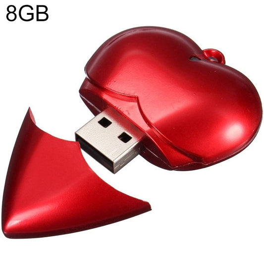 USB-флеш-накопитель в форме сердца на 8 ГБ