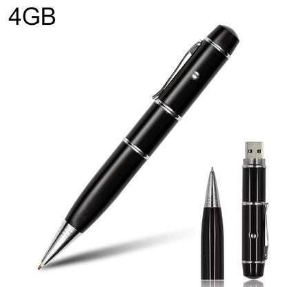 USB-флеш-накопитель 3 в 1 в стиле лазерной ручки, 4 ГБ (черный)