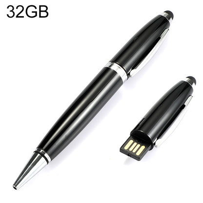 USB-флеш-накопитель 2 в 1 в форме ручки, черный