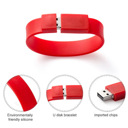 Флеш-диск USB 2.0 с силиконовыми браслетами на 16 ГБ