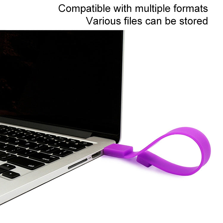 Флеш-диск USB 2.0 с силиконовыми браслетами на 16 ГБ