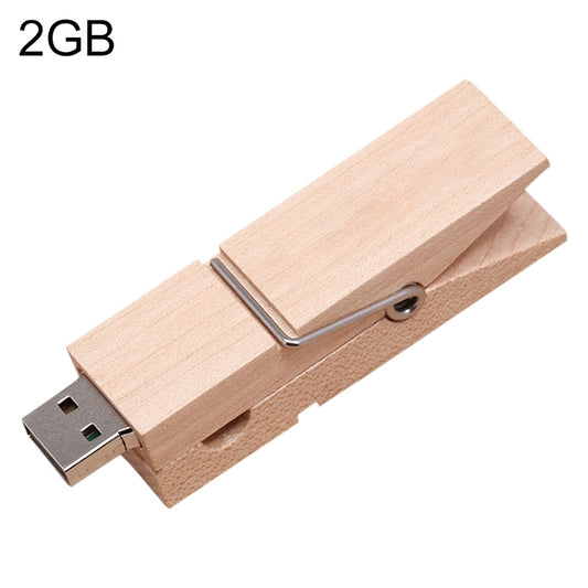 USB-флеш-накопитель с деревянной скрепкой на 4 ГБ