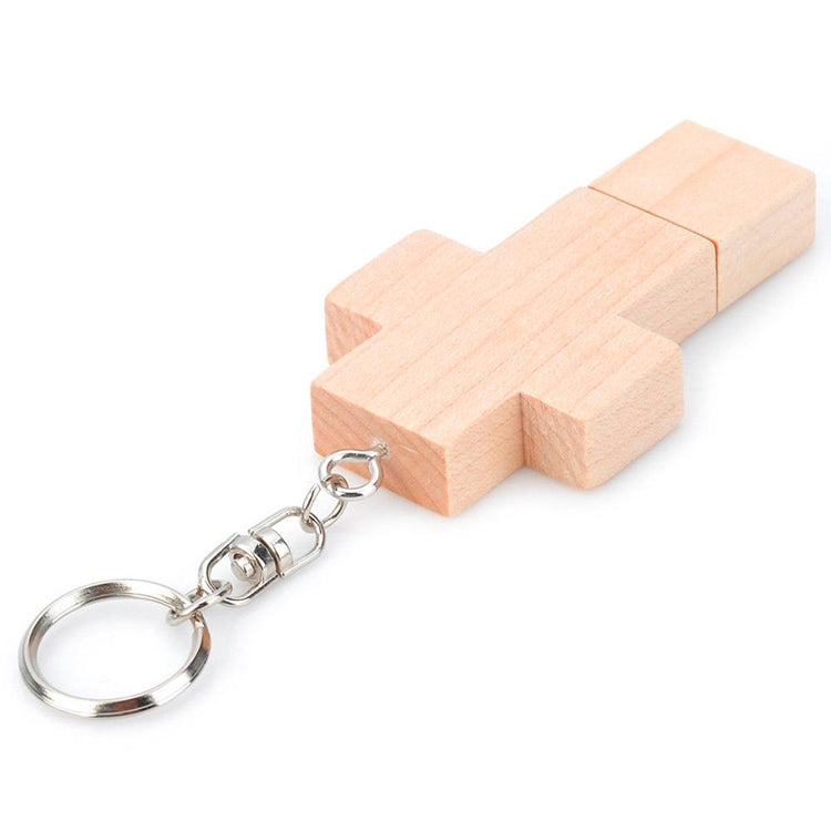 USB-флеш-накопитель Wood Cross Style объемом 8 ГБ