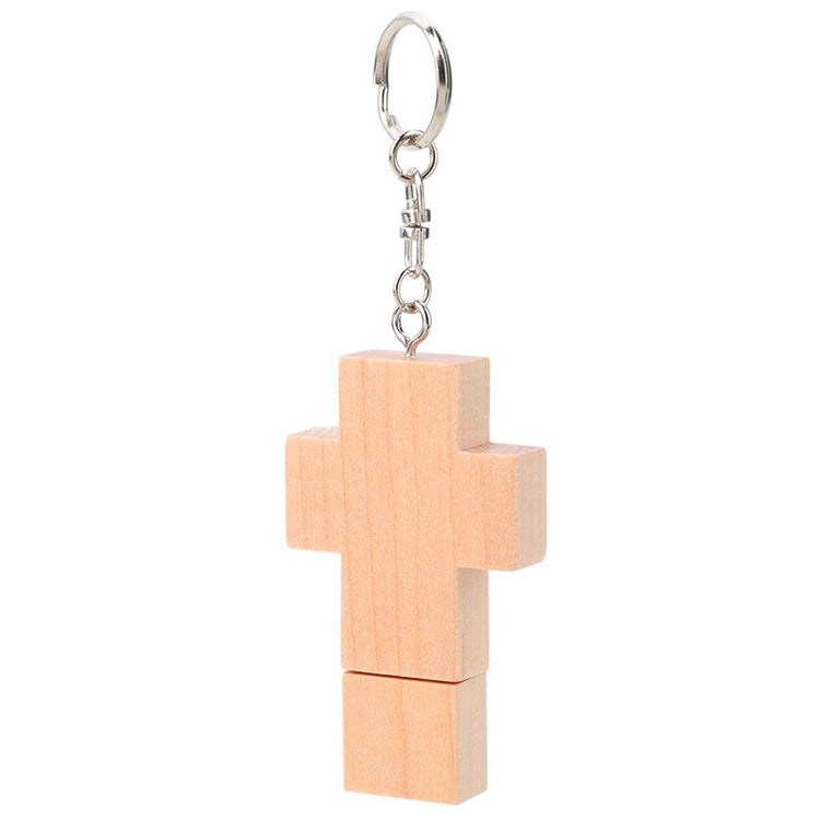 USB-флеш-накопитель Wood Cross Style объемом 8 ГБ