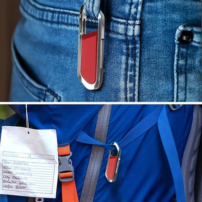 USB 2.0 флеш-накопитель в стиле металлического брелока на 2 ГБ (красный)