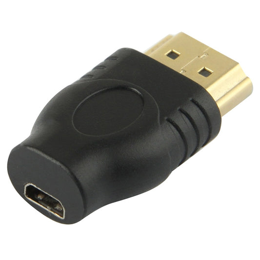 Позолоченный HDMI 19-контактный адаптер «папа» на Micro HDMI «мама»