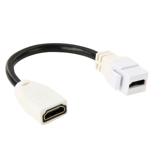 15 cm ātrgaitas V1.4 HDMI 19 kontaktu ligzda uz HDMI 19 kontaktu ligzdu adaptera kabeli