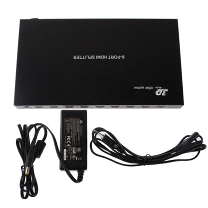 1 x 8 Full HD 1080P HDMI-разветвитель с переключателем, версия V1.4, поддержка 3D и 4K x 2K