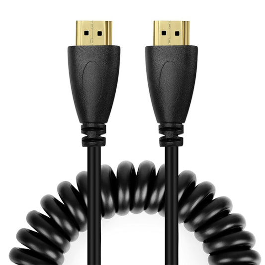 Версия 1.4, позолоченный 19-контактный спиральный кабель HDMI-HDMI-Malfa, поддержка 3D/Ethernet, длина: 60 ​​см (можно удлинить до 2 м)