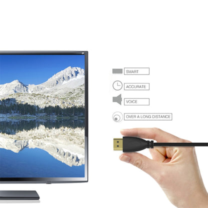 Позолоченный спиральный кабель Mini HDMI Male-HDMI Male версии 1.4, поддержка 3D/Ethernet, длина: 0,6–2 м