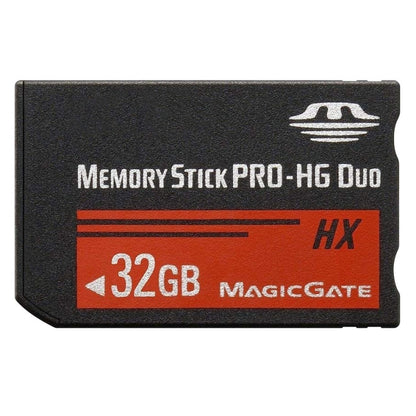 Карта памяти Memory Stick Pro Duo HX объемом 32 ГБ — высокоскоростная, скорость 30 МБ/с, для использования с PlayStation Portable (реальная емкость 100%)