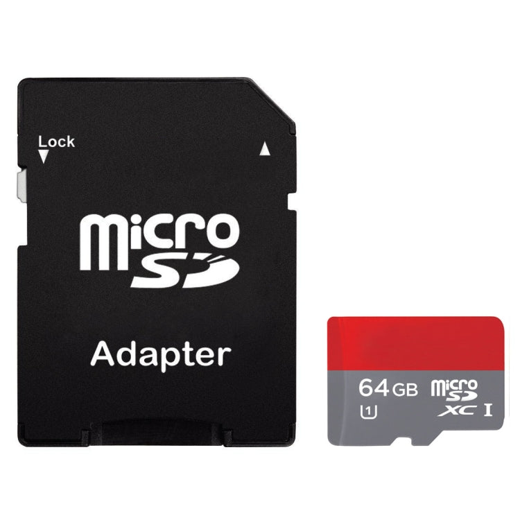 Карта памяти 64 ГБ высокоскоростной класса 10 TF/Micro SDHC UHS-1(U1), запись: 15 МБ/с, чтение: 30 МБ/с (100% фактической емкости)