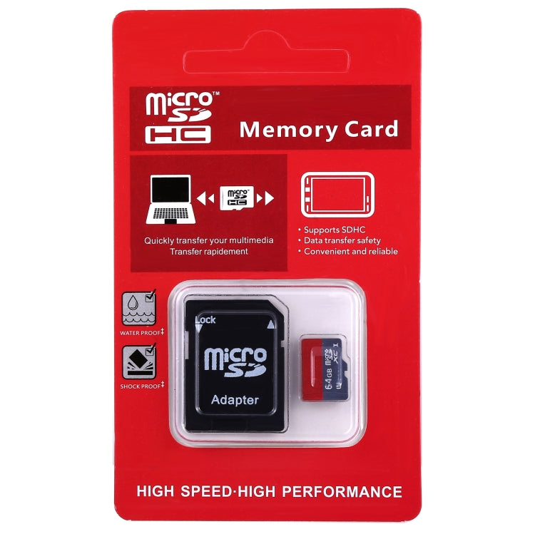 Карта памяти 64 ГБ высокоскоростной класса 10 TF/Micro SDHC UHS-1(U1), запись: 15 МБ/с, чтение: 30 МБ/с (100% фактической емкости)