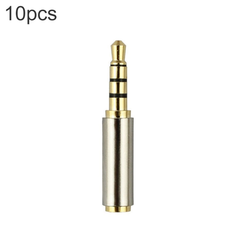 3,5 mm 4 kontaktu audio ligzdas savienotājs uz 2,5 mm 4 kontaktu adapteriem (10 gab. vienā iepakojumā, cena ir par 10 gab.)