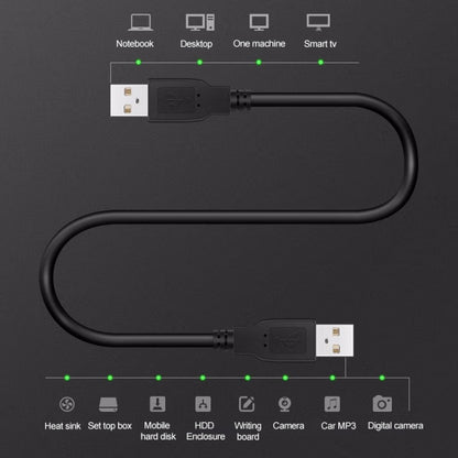USB 2.0 AM to AM Extension Cable, Length: 1.5m