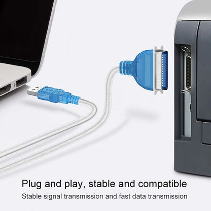 Кабель для печати USB 2.0 - IEEE1284, длина: 1,5 м