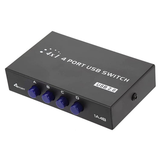FENGJIE FJ-IA4B-C 4 порта высокоскоростной USB 2.0 кнопочный переключатель для ПК, компьютера, сканера, принтера