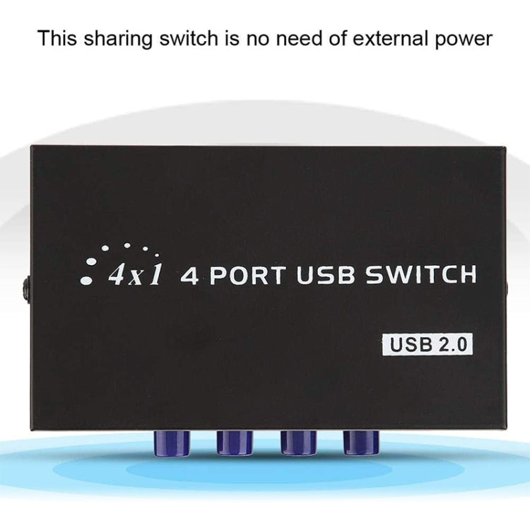 FENGJIE FJ-IA4B-C 4 порта высокоскоростной USB 2.0 кнопочный переключатель для ПК, компьютера, сканера, принтера