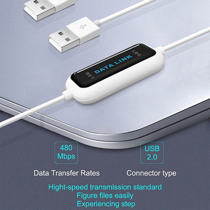 Высокоскоростной кабель USB 2.0 для передачи данных, обмен данными между ПК, Plug and Play, длина: 165 см