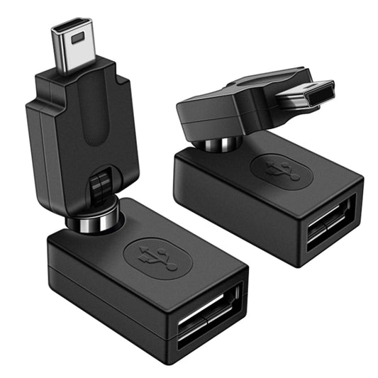 Высококачественный адаптер USB 2.0 AF - OTG Mini USB, поддержка вращения на 360 градусов