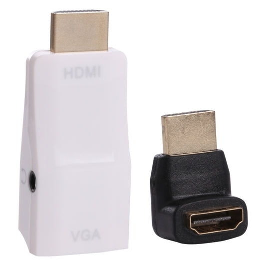 Full HD 1080P HDMI в VGA + аудиоконвертер-адаптер для ноутбука / STB / DVD / HDTV (с HDMI-адаптером «мама-папа»)