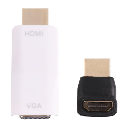 Full HD 1080P HDMI в VGA + аудиоконвертер-адаптер для ноутбука / STB / DVD / HDTV (с HDMI-адаптером «мама-папа»)