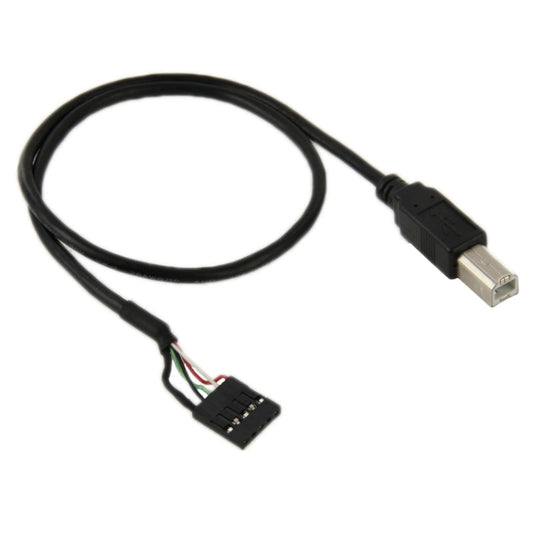 Кабель-адаптер 5-контактный разъем материнская плата-гнездо - USB 2.0 B-штекер, длина: 50 см