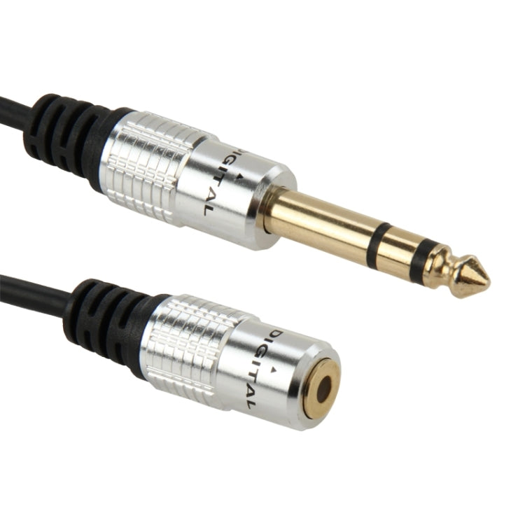6,35 mm vīriešu un 3,5 mm sieviešu audio adaptera kabelis, garums: 30 cm