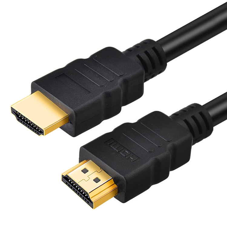 Кабель HDMI 19-контактный "папа" - HDMI 19-контактный "папа" длиной 1,8 м, версия 1.3, поддержка HD TV / Xbox 360 / PS3 и т. д. (черный + позолоченный)
