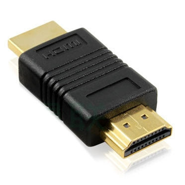 Позолоченный адаптер HDMI 19-контактный «папа» на HDMI 19-контактный «папа», поддержка HD TV / Xbox 360 / PS3 и т. д.