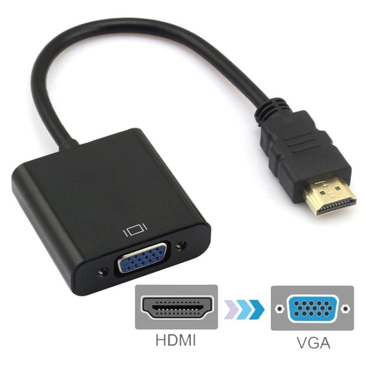Кабель-адаптер HDMI 19-контактный (папа) - VGA (мама) 20 см