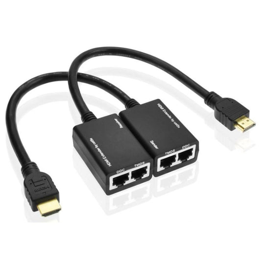 Удлинитель HDMI по сетевому кабелю Cat5e/6 30M/1080P