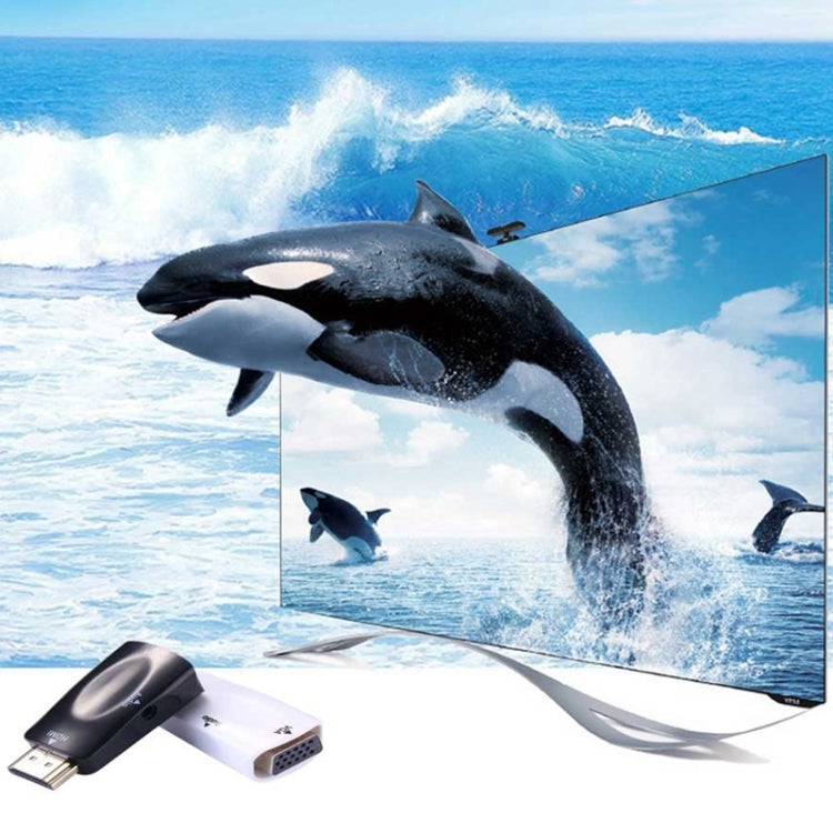 Full HD 1080P HDMI - VGA и аудиоадаптер для HDTV / монитора / проектора