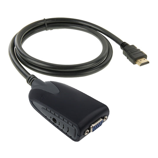 Адаптер HDMI «папа» - VGA «мама» с аудиокабелем