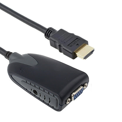 Адаптер HDMI «папа» - VGA «мама» с аудиокабелем